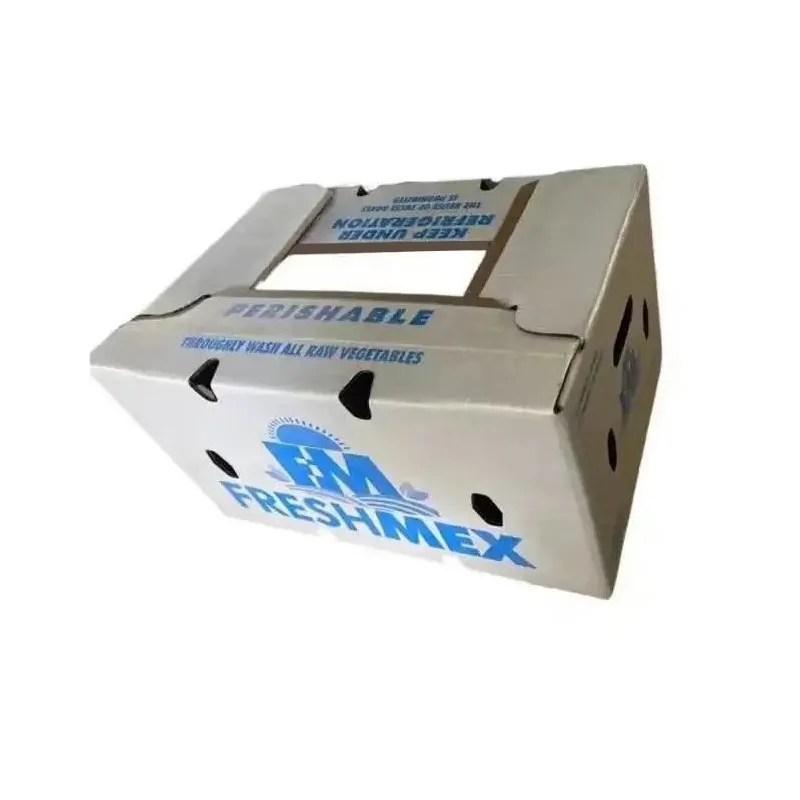 लोगो मुद्रित मोम नालीदार बक्स